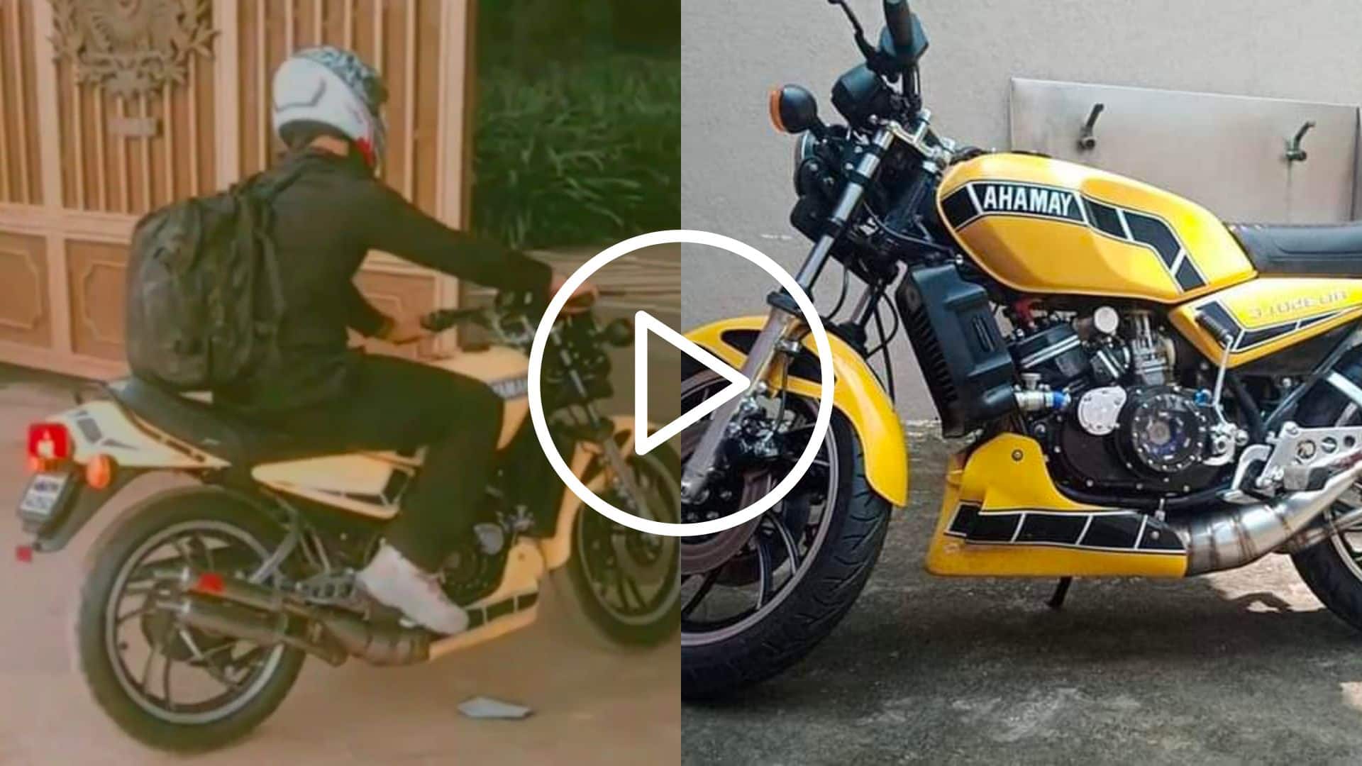 [Watch] MS Dhoni Rides His Yamada RD350 In Ranchi; Video Goes Viral
